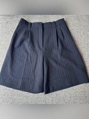 Babaton Navy Pinstripe Tailored Women’s Shorts